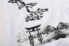 2021年大码印花中国风衬衫男夏秋新款青年长袖衬衫QT5030/2116p50，男装衬衫，电商A012