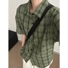 高含棉夏季短袖衬衫-特批30，男装衬衫，星座313A(原308A-2)