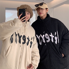 内里加绒棉衣男麂皮绒立领棉袄情侣棉服3363-P80控118，男装棉衣，星座207