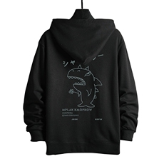 KS21092-P38连帽开衫卫衣男运动外套大码班服网格挂拍，男装卫衣，电商A040A