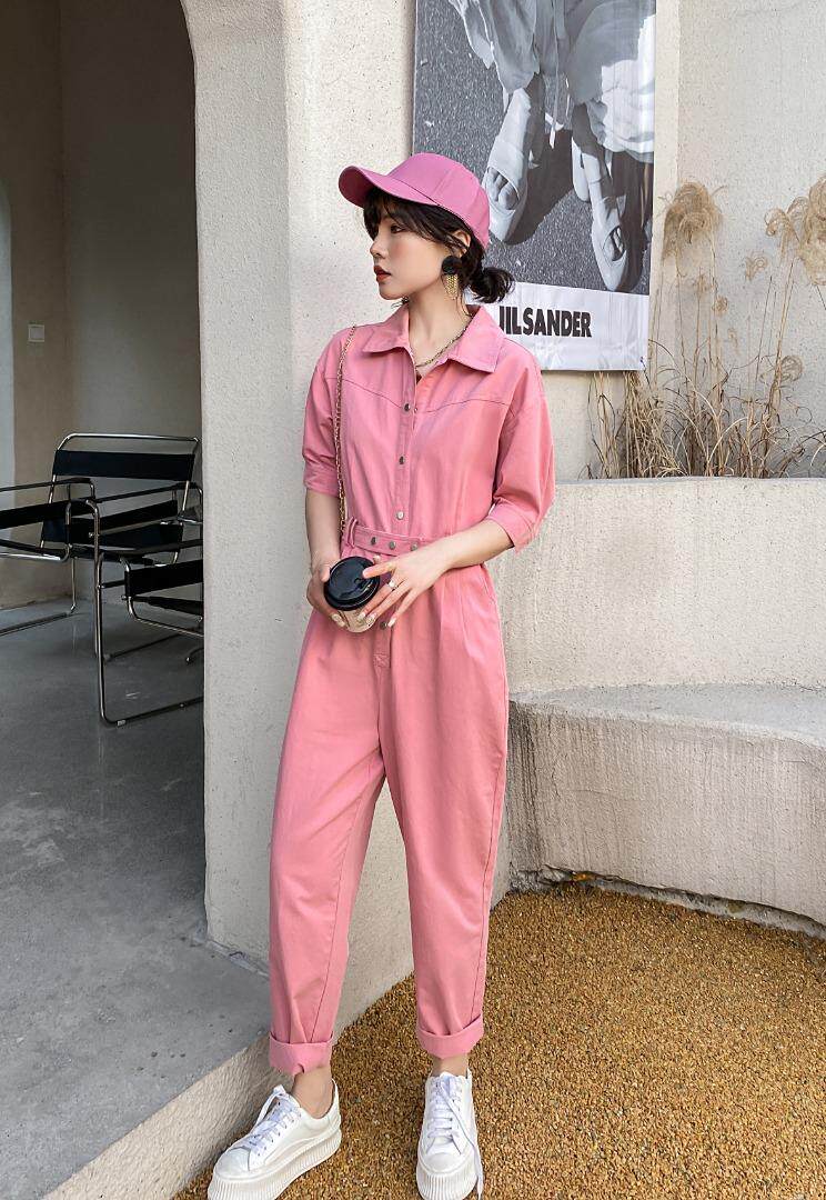 夏季新品牛仔连体裤热销款，女装连体裤，迈裳亿