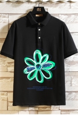 PL57170-P35翻领短袖polo衫男大码胖子半袖t恤男有领保罗衫砖墙，男装Polo衫，电商A040A