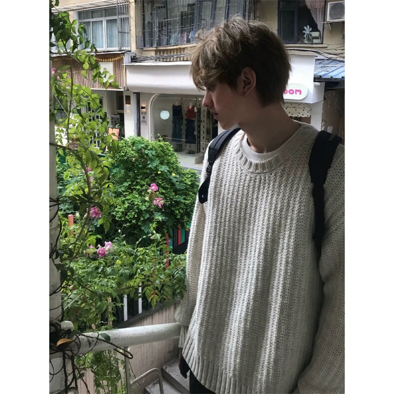 非卫衣抖音质量百分比腈纶圆领针织毛衣MY0127-特批60,男装针织衫/毛衣,星座313A(原308A-2)