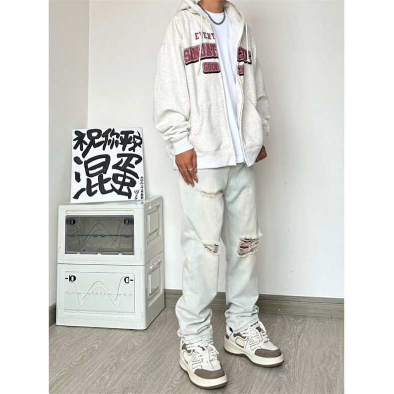 美式牛仔裤男款秋季长裤潮HB09P42,男装牛仔裤,星座1116-2
