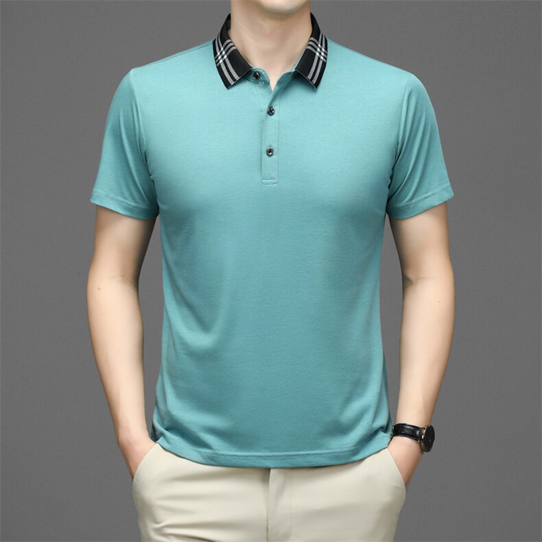夏季男短袖T恤商务休闲男装中年翻领polo衫半袖上衣JD6818-P53,男装Polo衫,星座1105-3