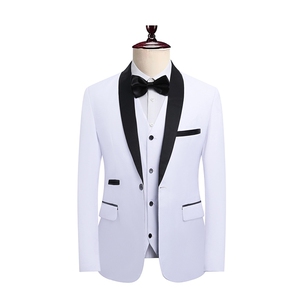 JS8606-X-D-KJ P115跨境单西修身婚礼西服青果领青年正装结婚西装图片