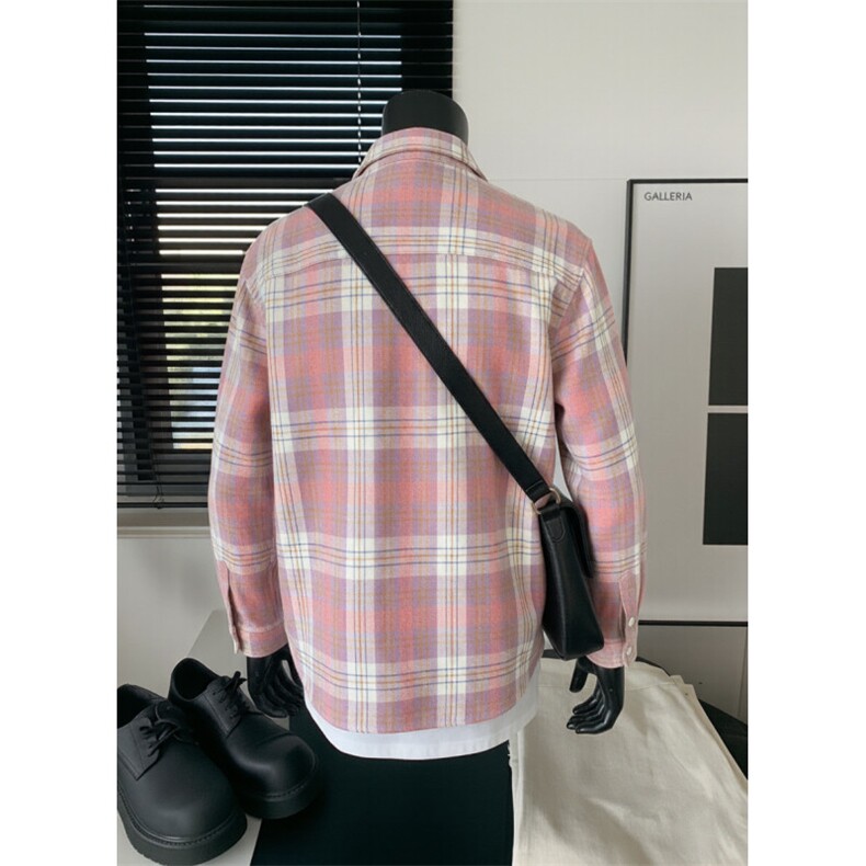 1506/QC800/P39长袖衬衫日系宽松衬衣男生夏季潮流百搭休闲外套,男装衬衫,星座1506