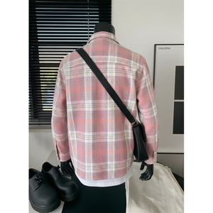 1506/QC800/P39长袖衬衫日系宽松衬衣男生夏季潮流百搭休闲外套图片