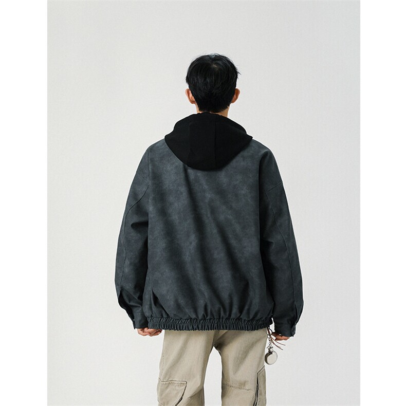 春季皮衣美式潮牌青少年百搭夹克情侣春装外套XZ102B-1-JK2565P85,男装皮衣,星座102B-1
