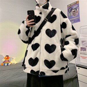 21冬季潮流男加厚保暖棉衣大码宽松拼色棉服 MY106 P145限168图片