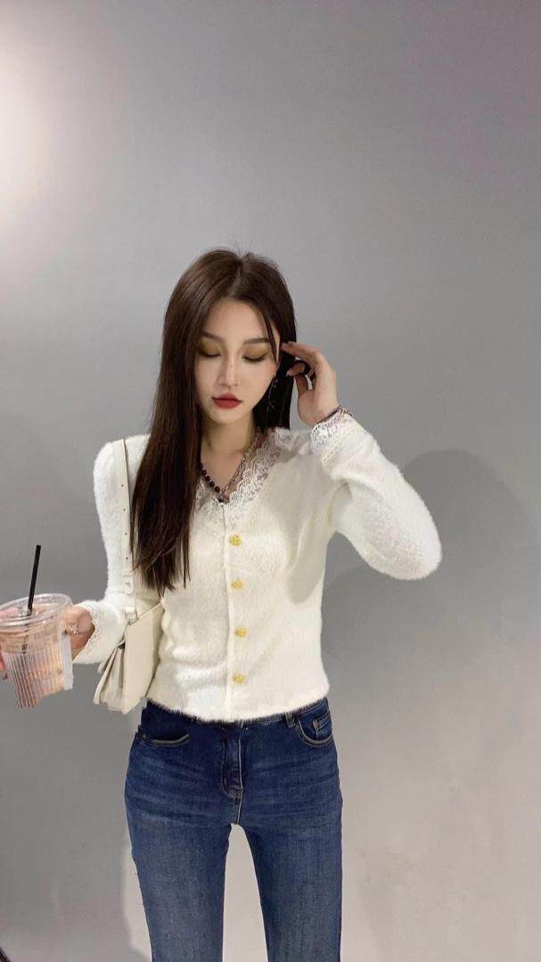 【现货】水晶绒上衣，其它，色调轩