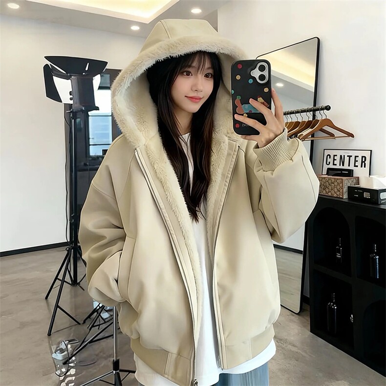 现货高品质美式高街冬季重磅座山雕大毛毛领pu皮棉衣男女加厚外套，男装皮衣，电商A486