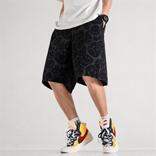 夏装笑脸牛仔三色时尚牛仔短裤A125-DK15-P38，男装牛仔裤，电商A125