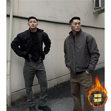 现货5万冬季cleanfit立领飞行员棉服短款男装大码外套MY08-特50，男装棉衣，电商A233-1