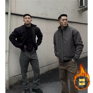 现货5万冬季cleanfit立领飞行员棉服短款男装大码外套MY08-特50图片