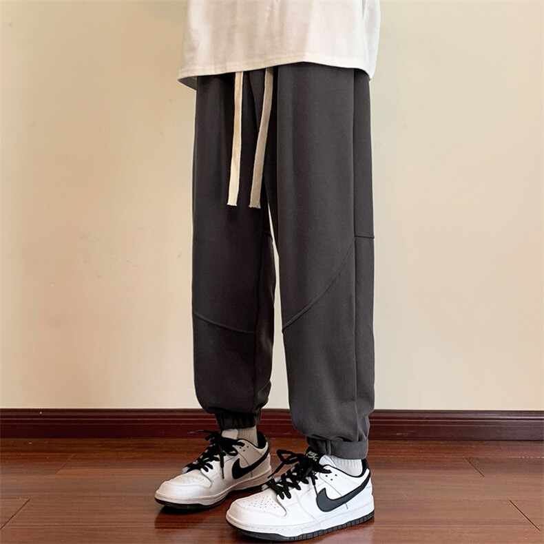 新款春季潮牌运动裤宽松青少年束脚裤潮流休闲长裤男DK18P48控78,女装休闲裤,电商A086