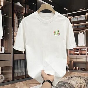网络图现货 重磅印花美式复古圆领T恤DT762-P30图片