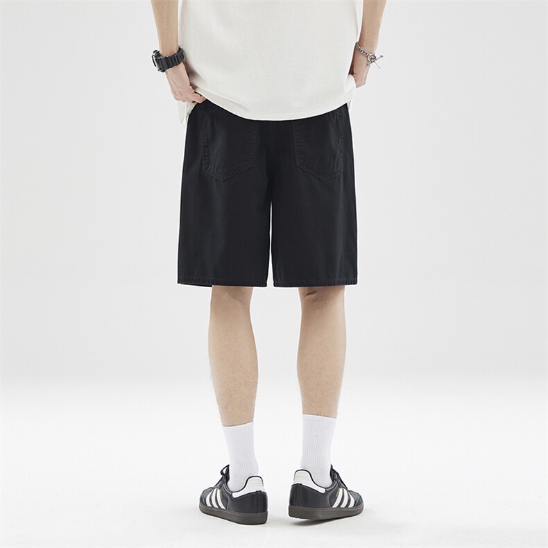夏季潮流直筒牛仔短裤宽松休闲五分裤A161-D2203-P43控58元,男装牛仔裤,电商A161