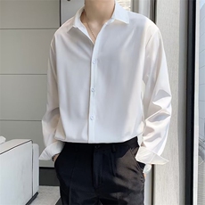衬衫男士长袖高级感痞帅潮春秋轻熟风休闲内搭衬衣C07，男装衬衫，星座1116A-2（原606A-1）