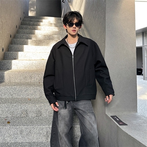 现货  老钱风复古简约休闲外套男夹克  A071-3326-P98图片