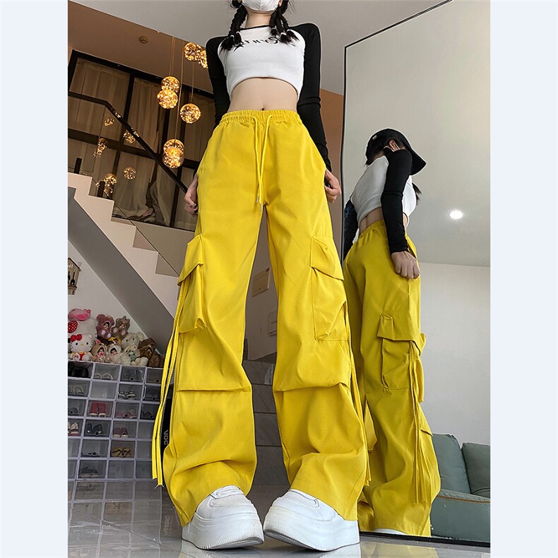 工装裤男韩版潮流高街帅气大口袋个性2024秋季ins长裤K4390-P35,男装休闲裤,星座412-3