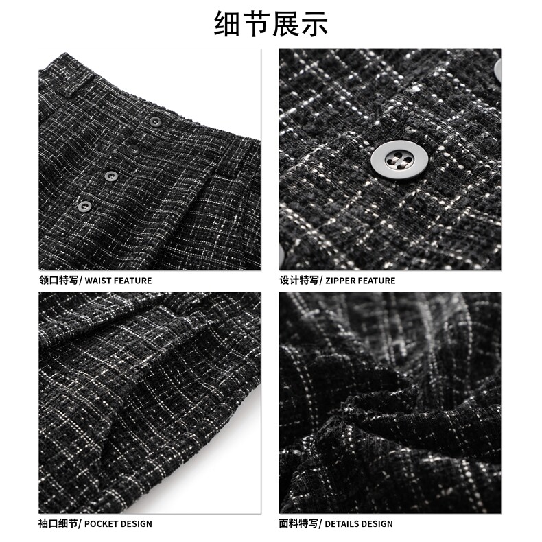 港风时潮时尚感舒适长裤宽松垂感经典纽扣街头休闲裤K887P45控78,男装休闲裤,电商A102B
