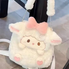 卡通小羊毛绒玩偶包精品卡通包斜跨包可手提大容量包包