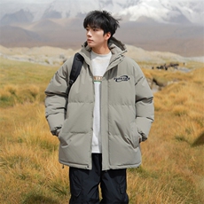 现货抖音得物可供视频三防加厚羽绒连帽棉衣外套面包棉服85531，男装棉衣，电商A486