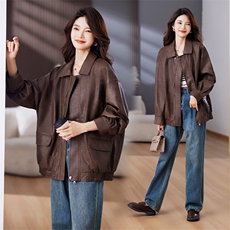 【报款情侣装加绒了】加绒加厚中性款情侣款减龄显瘦挡风保暖休闲，女装皮衣，跑量工厂店