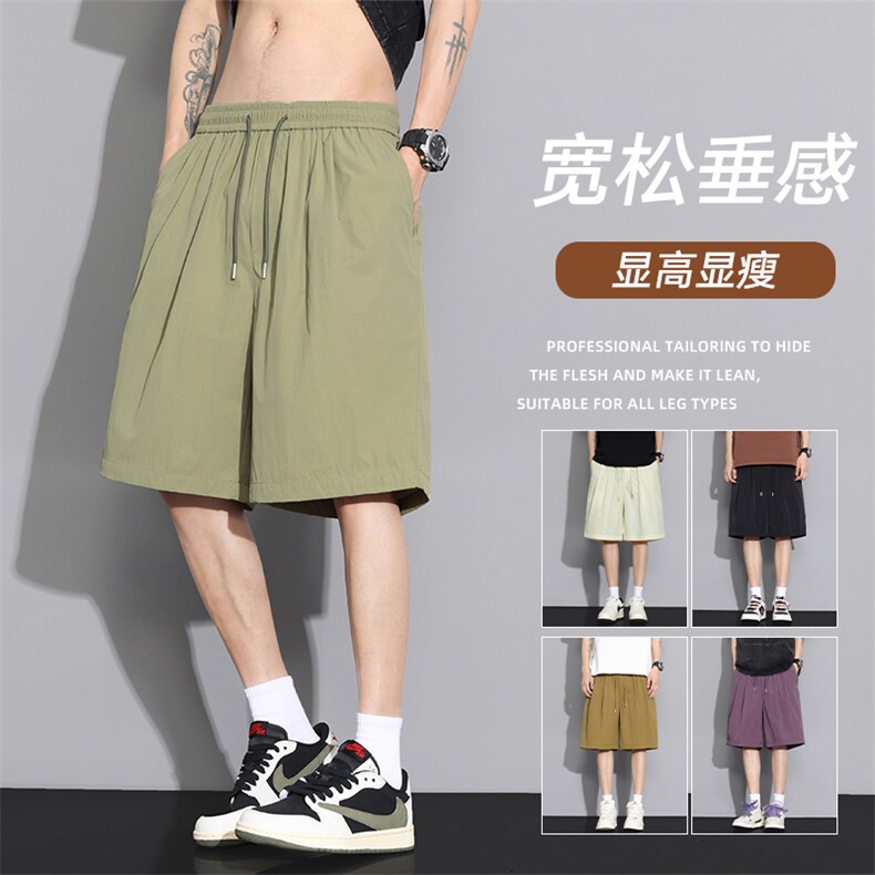 现货夏季工装短裤男ins潮牌休闲百搭潮流痞帅五分裤D02518-P35,男装牛仔裤,星座308B-2