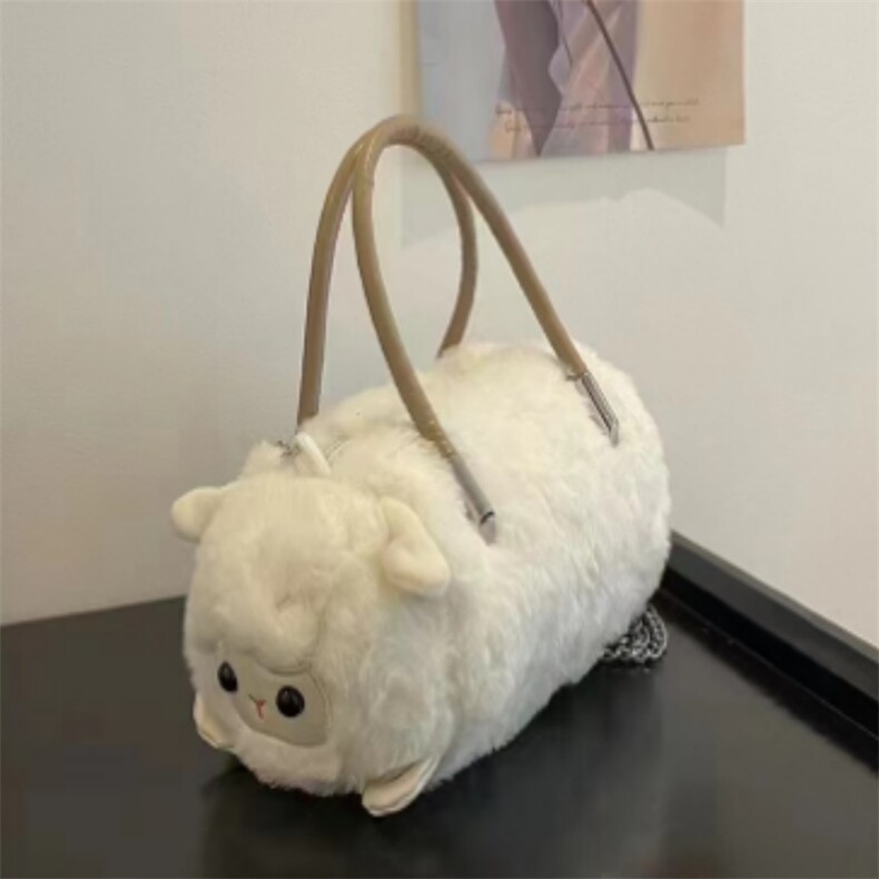小羊筒子包，路飞毛绒玩具厂