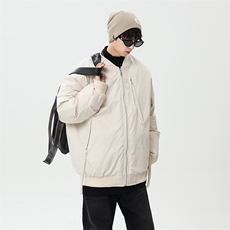 秋冬新款港风日系复古立保暖棉服棒球服男XZ213-MF02-P128控148，男装棉衣，星座213