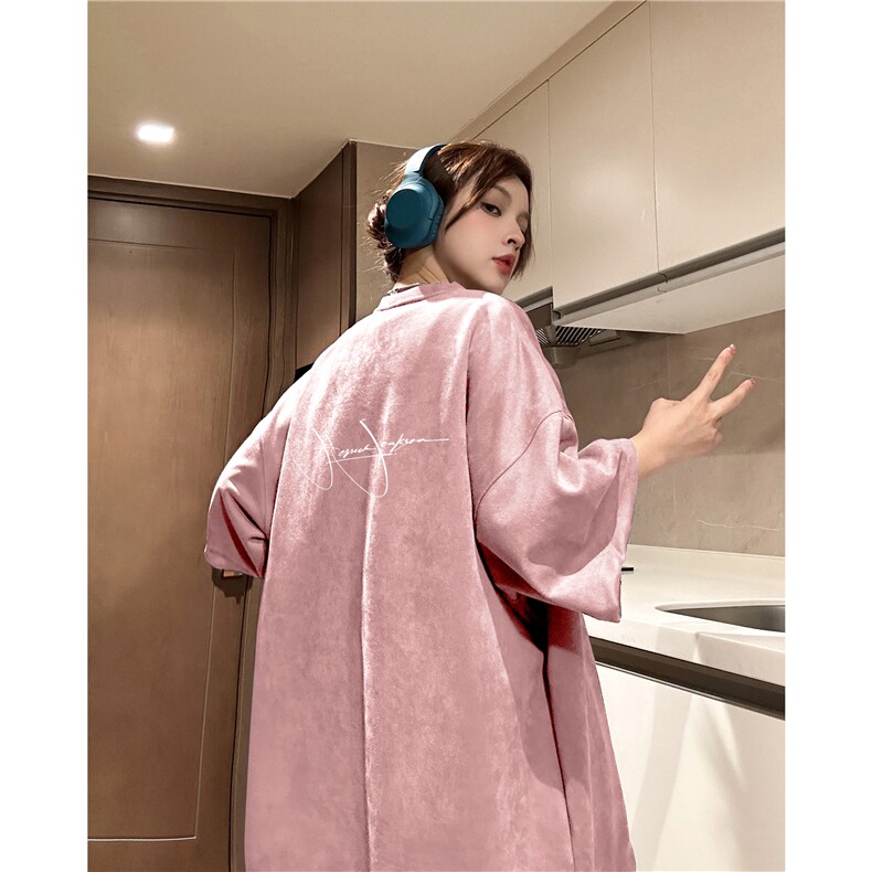 得物抖音品质潮流麂皮绒字母印花短袖T恤djp282-特批23控39,男装T恤,星座605(原A050)