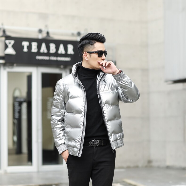 羽绒服男士秋冬季2023新款潮流中年商务休闲立领外套时尚百搭男装,男装羽绒服,电商B212（原钱塘6029）