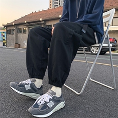 K3179-P55春装潮牌美式工装裤子男女宽松阔腿裤情侣束脚休闲裤子，男装工装外套，电商A009A（原A058A）