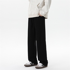 8XL-M加绒卫裤加肥加大码侧边褶皱裤子运动长裤KZ1901/P50加绒60，男装休闲裤，电商B238