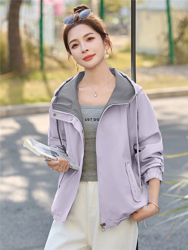 现货！现货！2026年春秋新款时尚减龄休闲风短款外套女,女装短外套,以桐