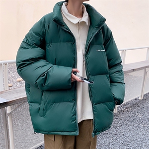 冬季立领印花羽绒服男情侣款加厚羽绒衣外套潮流A266-YR01-特P80图片