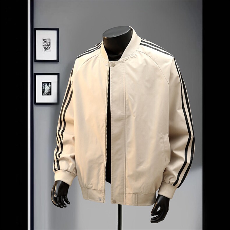 特批50新品飞行夹克三条杠外套多色男女同款夹克外套5802，男装夹克，电商A128
