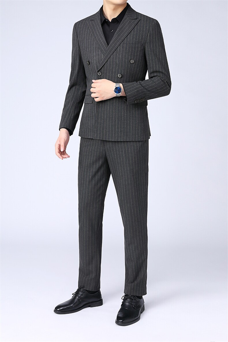 GDN5454四季款新款男士礼服西装修身商务休闲男装西服三件套装,男装西服套装,电商B360