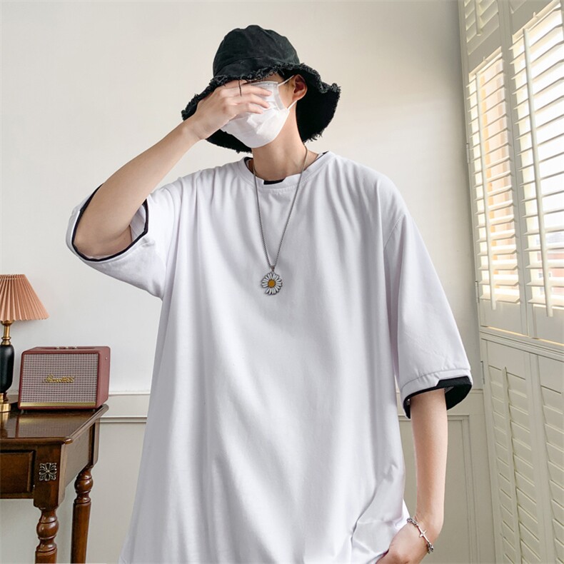 2025夏新款男士宽松短袖t恤T824P30，男装T恤，星座1108