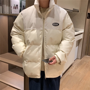 MY266特P95控158pu皮拼接面包服棉服情侣冬季加厚棉衣加厚外套图片
