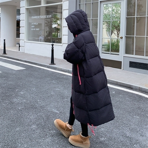 新品 韩系撞色长款羽绒服2c309-1018-315-k458图片