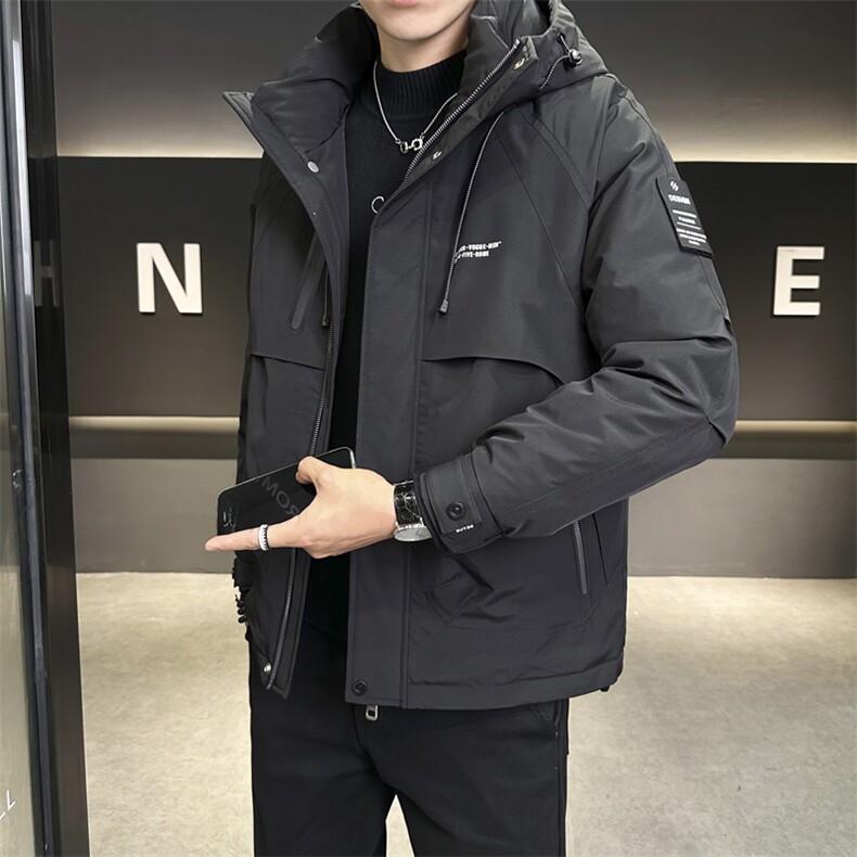 冬季新款羽绒服男装加厚高端美式工装轻薄冲锋衣外套,男装羽绒服,星座414（原B263）