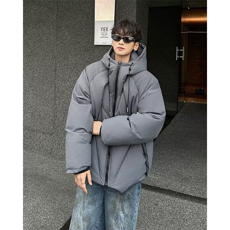 棉服外套男士韩版潮流高街帅连帽保暖2024冬季ins棉服MF295-P113,男装棉衣,星座412-2