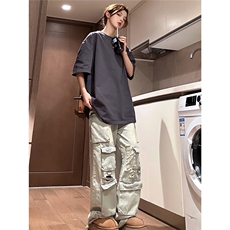 1中性可拆卸四芒星装饰多色大码M-5XL短袖T恤男DT77783P16块特价，男装T恤，星座226-2