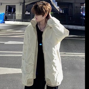 美式复古菱形格立领保暖棉衣男女  ZG50 P75图片