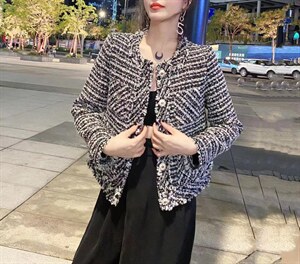小香风 加加厚外套图片