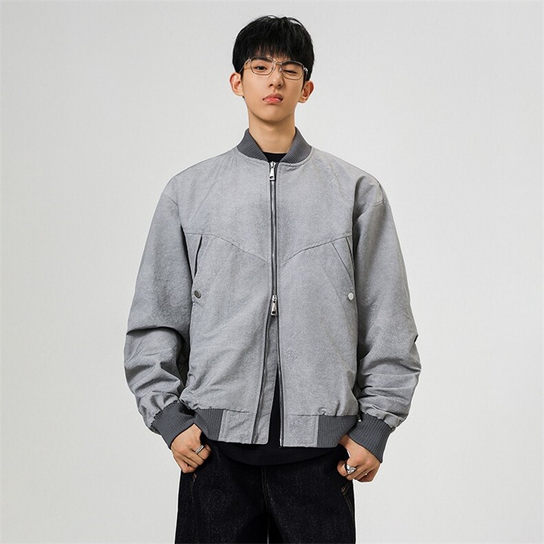 J9844-P85新款欧美风休闲时尚简约拉链外套，女装短外套，星座617A-2