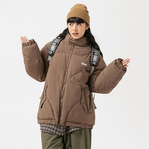 2026冬季新款男装日系潮牌纯色宽松休闲棉服加厚外套MY372-F139图片